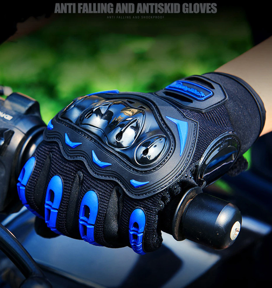 Gants Moto Cross Intégraux - Protection Maximale - Doigts Complets