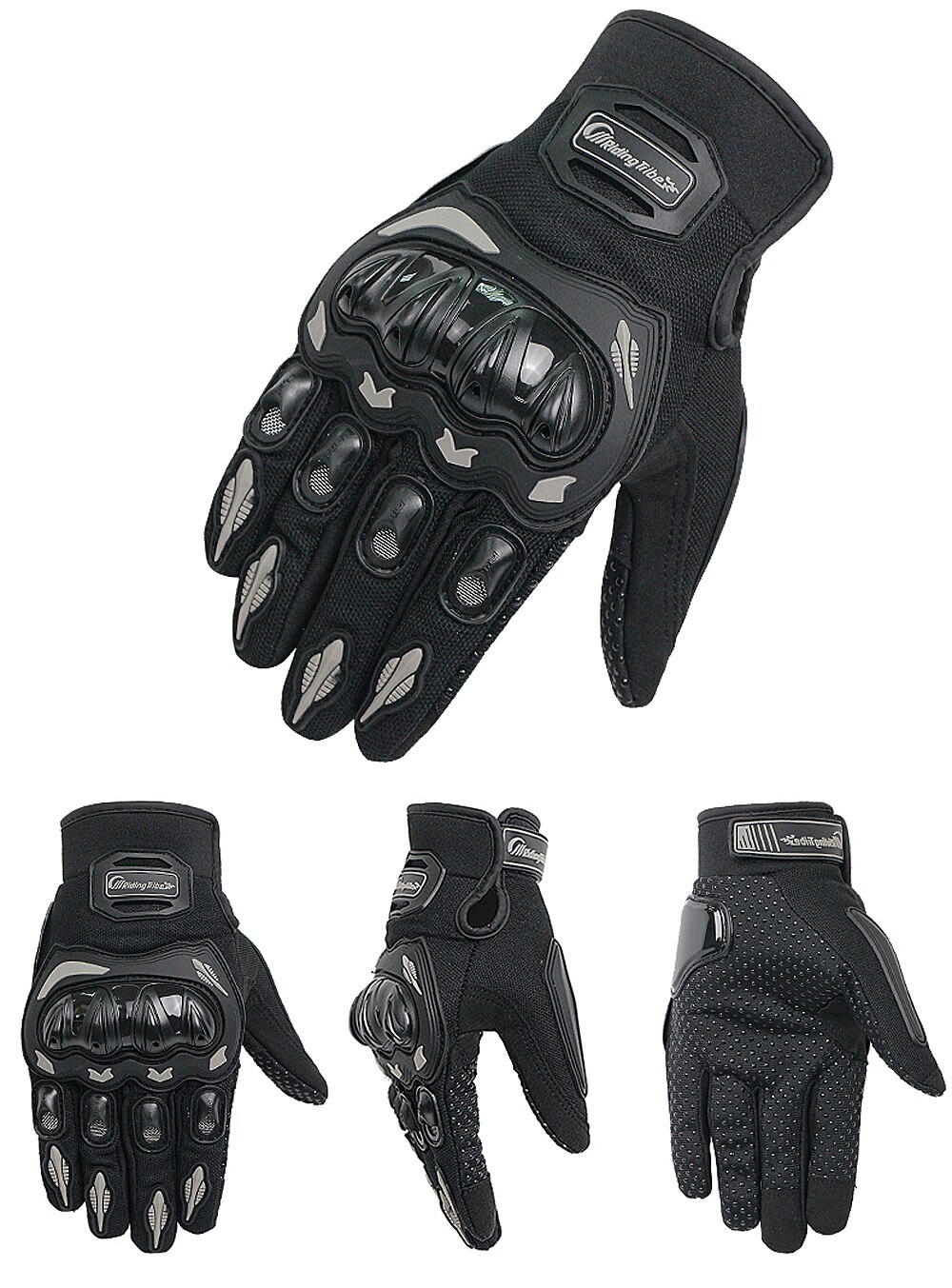 Gants Moto Cross Intégraux - Protection Maximale - Doigts Complets