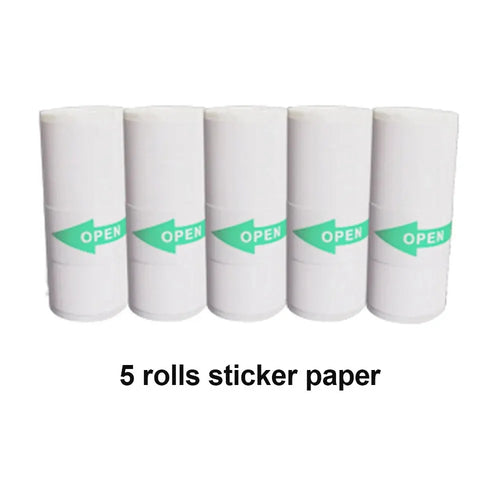 Portable Mini Thermal Printer Wirelessly BT 203dpi Photo Label Memo