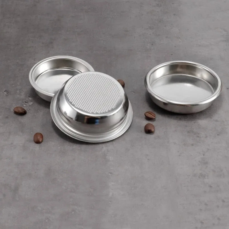 Coffee Filter Basket 51mm 54mm 58MM Stainless Steel Replacement For