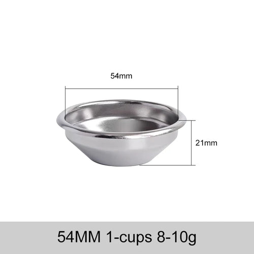 Coffee Filter Basket 51mm 54mm 58MM Stainless Steel Replacement For