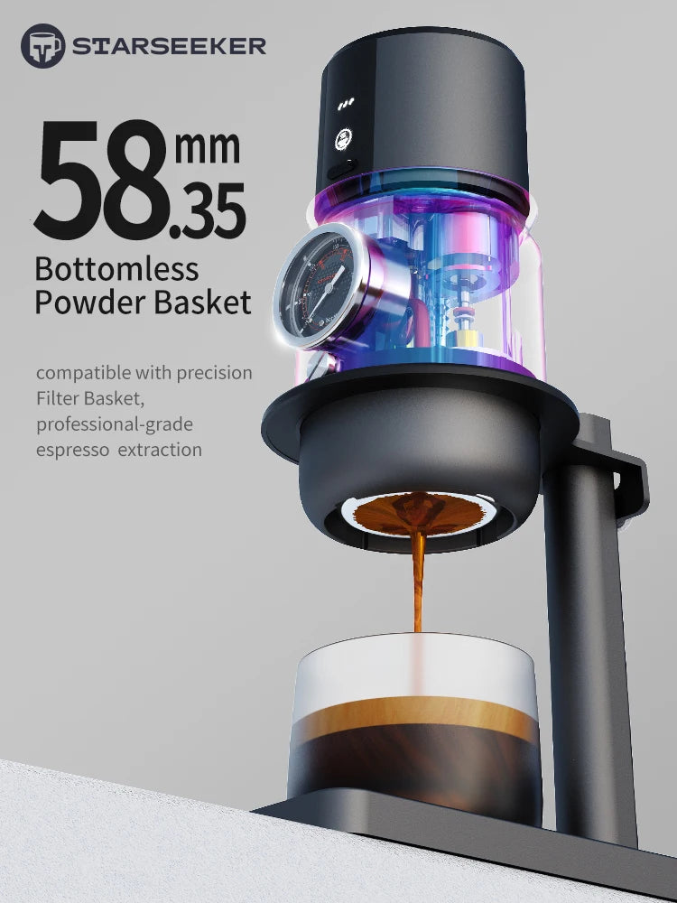 STARSEEKER Super58 Portable Electric Espresso Machine Travel Coffee