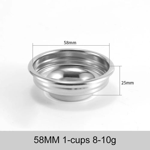 Coffee Filter Basket 51mm 54mm 58MM Stainless Steel Replacement For