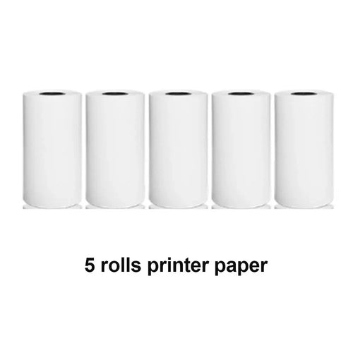 Portable Mini Thermal Printer Wirelessly BT 203dpi Photo Label Memo