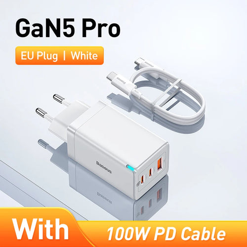 Baseus 65W GaN Charger Quick Charge Type C PD QC Charger USB Charger