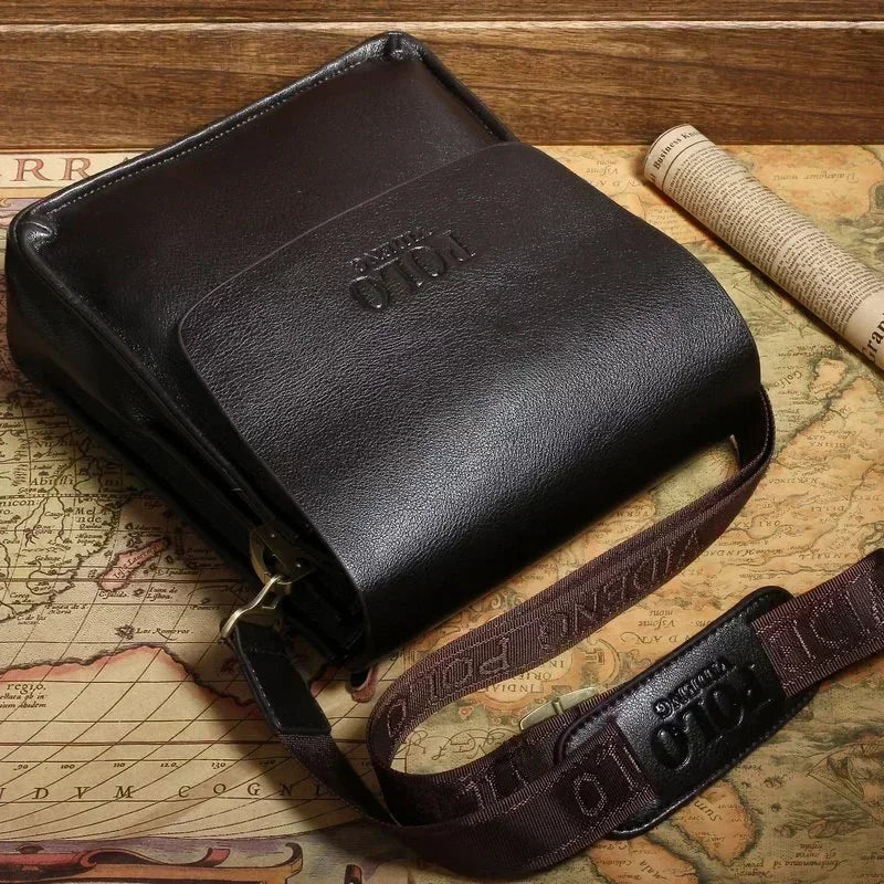 Sac Bandoulière Homme Polo - Business Vertical - Tendance Cuir PU