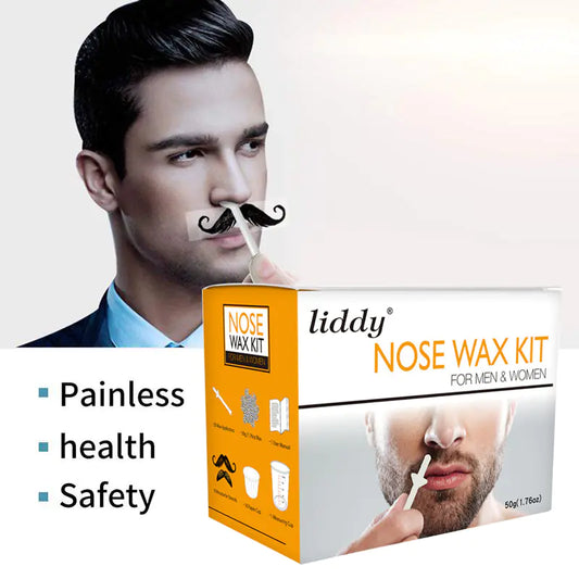 Nose Wax Kit for Safe Hair Removal and Grooming Tools