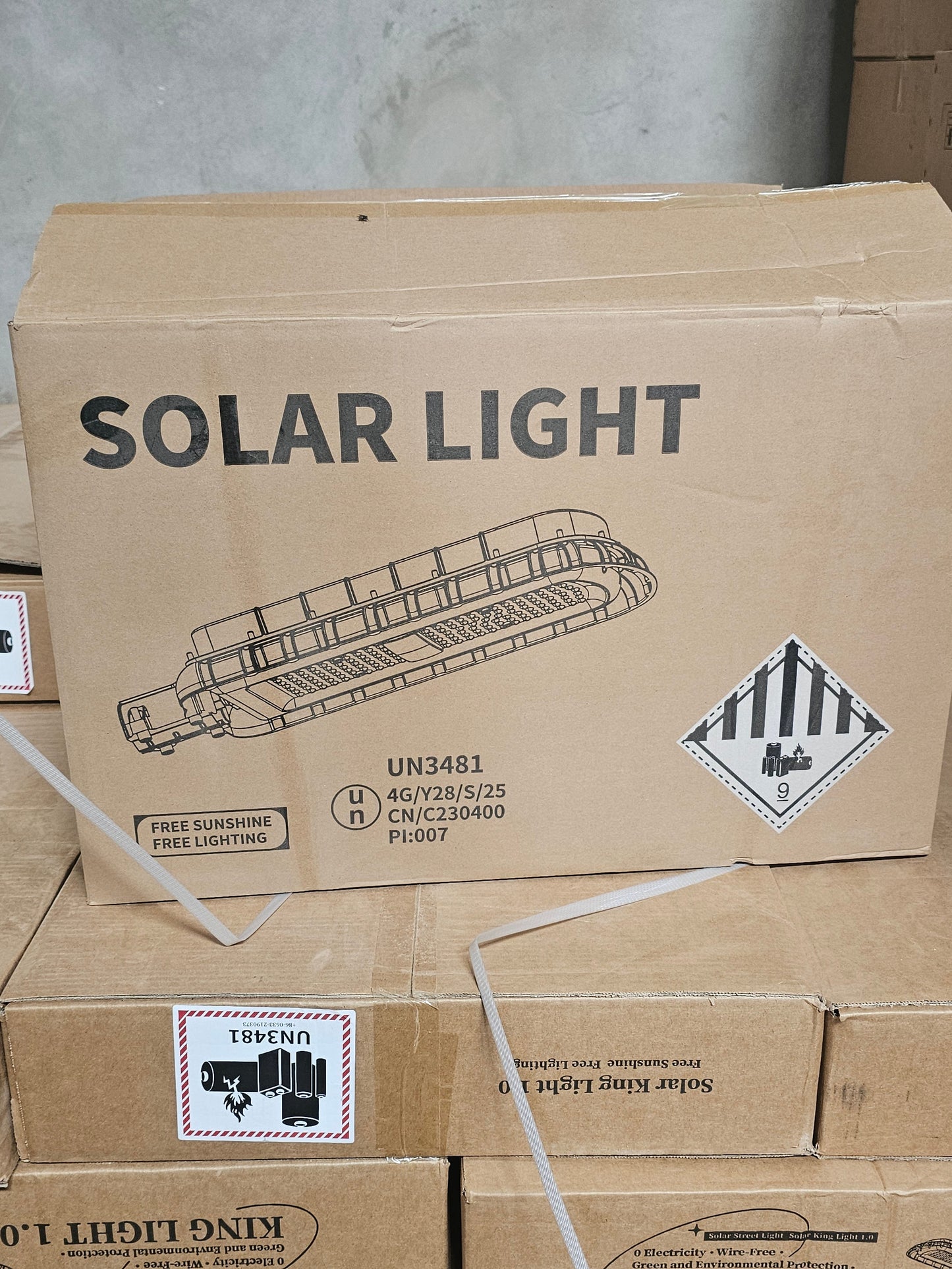 💡 Lampe Solaire de Rue BC7-OLK 2.0-B — Panneau Séparé & Batterie LiFePO4