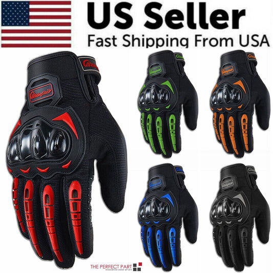 Gants Moto Cross Intégraux - Protection Maximale - Doigts Complets