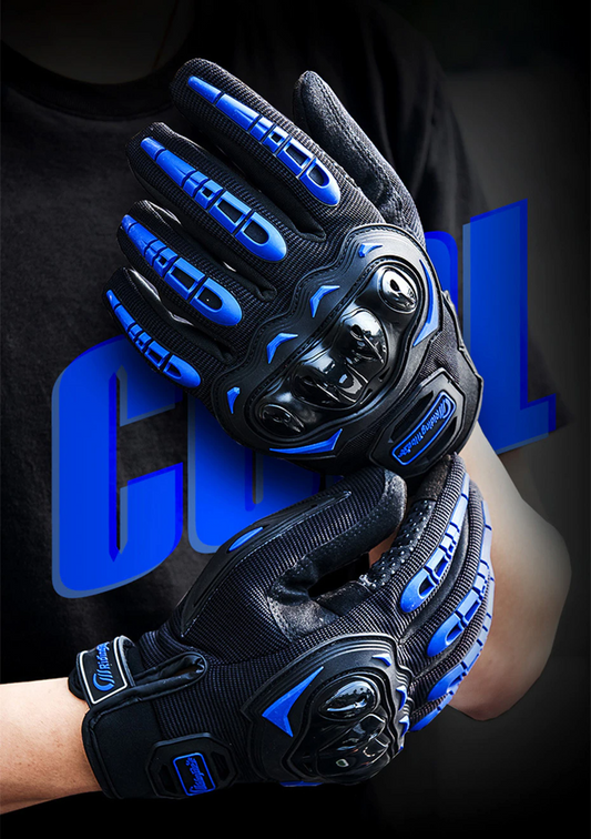 Gants Moto Cross Intégraux - Protection Maximale - Doigts Complets
