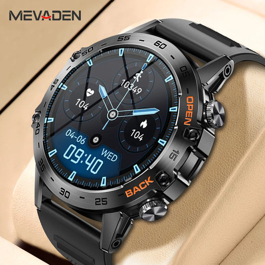 MEVADEN Steel 1.39 Bluetooth Call Smart Watch Men Sports Fitness