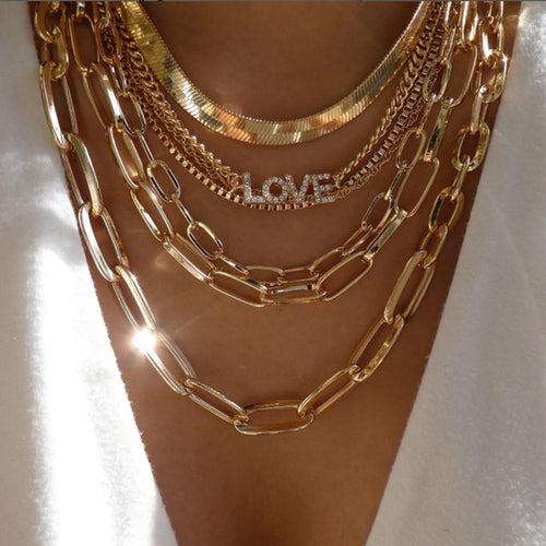 Bls-miracle Bohemia Gold Multiple Styles Necklace For Women Trendy