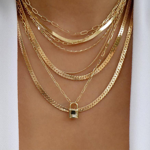 Bls-miracle Bohemia Gold Multiple Styles Necklace For Women Trendy