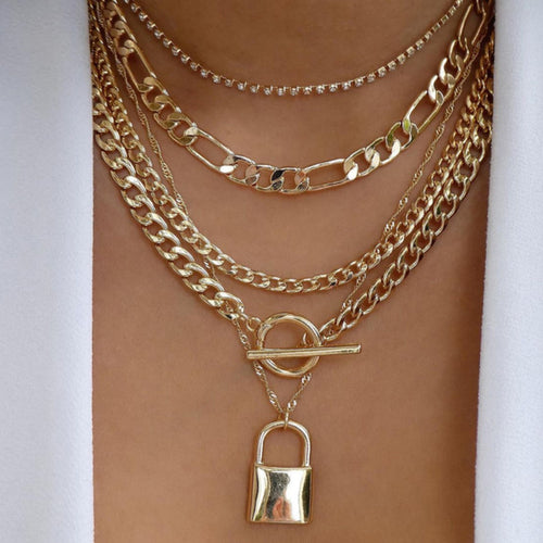 Bls-miracle Bohemia Gold Multiple Styles Necklace For Women Trendy