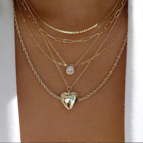 Bls-miracle Bohemia Gold Multiple Styles Necklace For Women Trendy