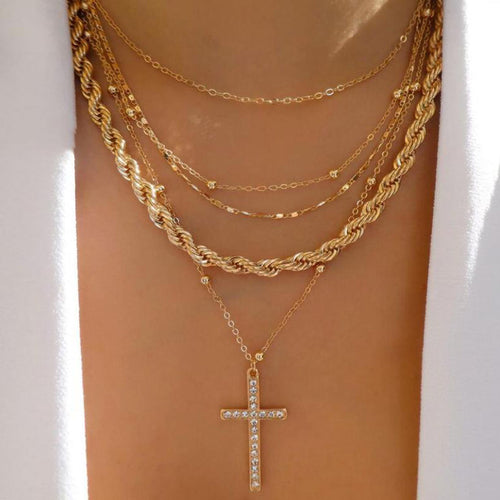 Bls-miracle Bohemia Gold Multiple Styles Necklace For Women Trendy