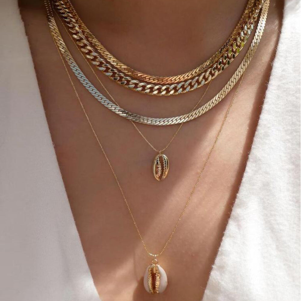 Bls-miracle Bohemia Gold Multiple Styles Necklace For Women Trendy