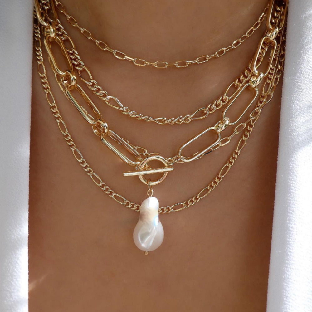 Bls-miracle Bohemia Gold Multiple Styles Necklace For Women Trendy