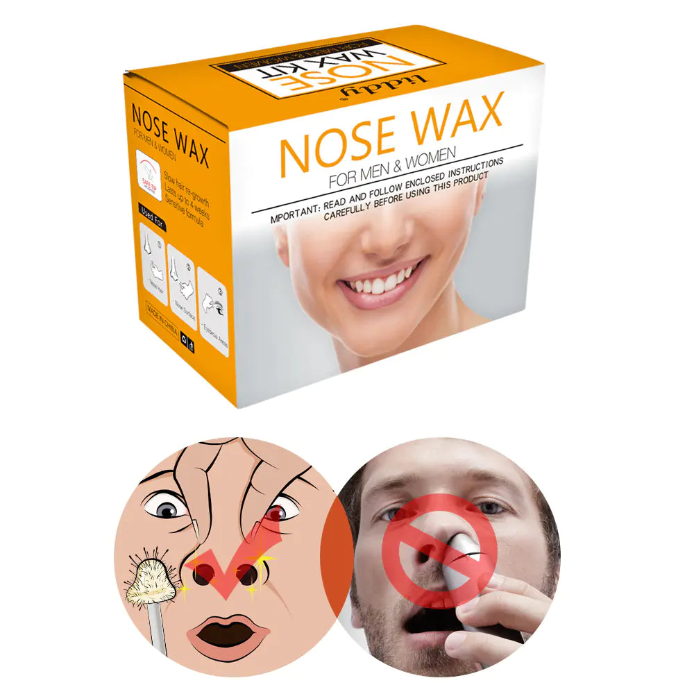 Nose Wax Kit for Safe Hair Removal and Grooming Tools
