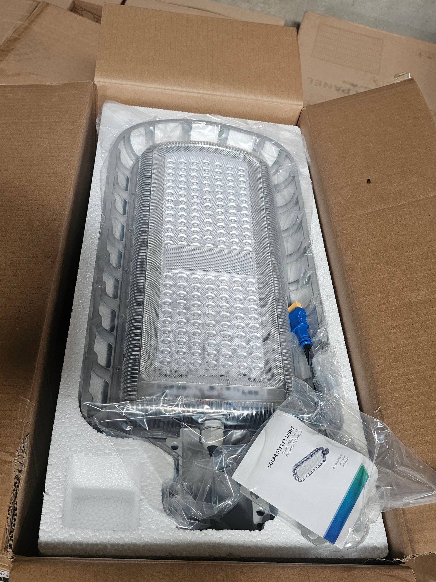 💡 Lampe Solaire de Rue BC7-OLK 2.0-B — Panneau Séparé & Batterie LiFePO4