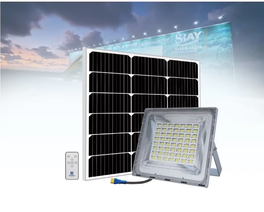 💡 Projecteur Solaire LED BC7-WW 5.0 — Blue Carbon avec Télécommande