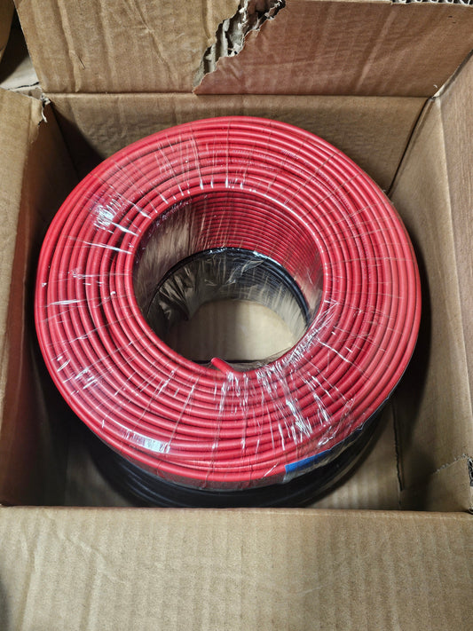 ⚡ Câble Photovoltaïque PV 4mm² — Rouge & Noir, Certifié TÜV & CE