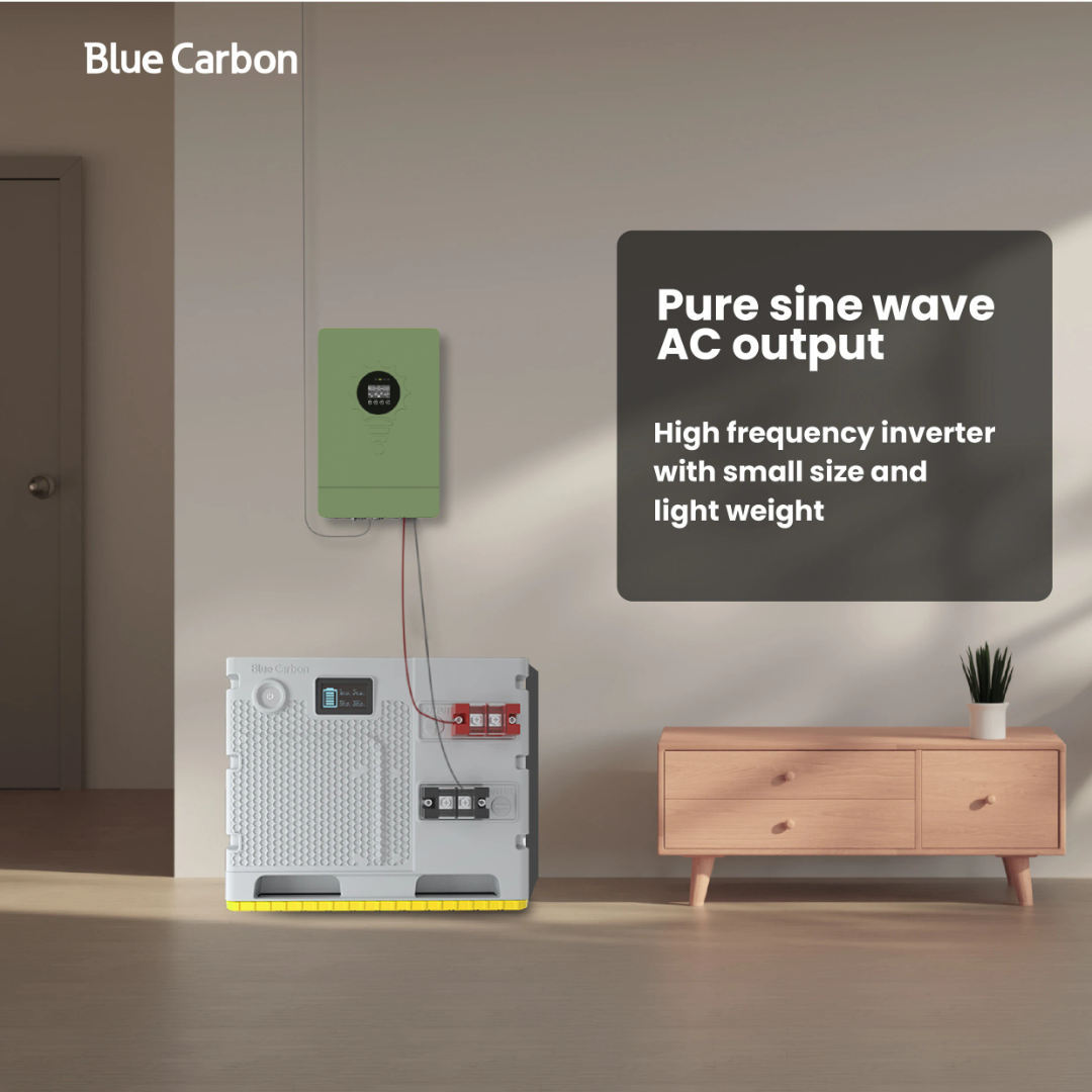 ⚡ Onduleur Solaire Blue Carbon 4kW — Off-Grid Monophasé avec MPPT