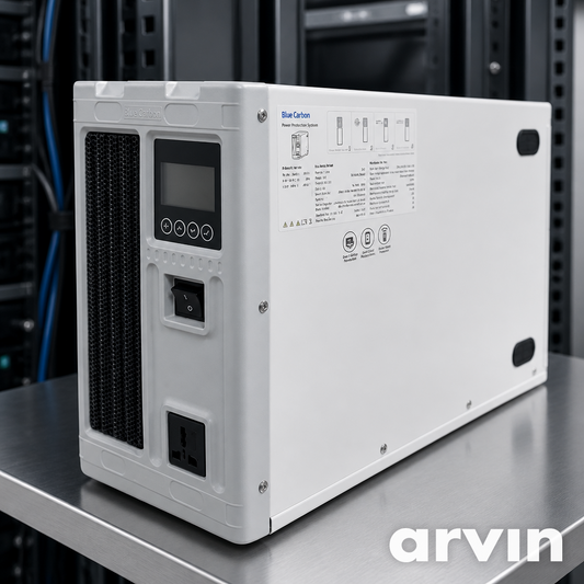 ⚡ Smart Power Station Blue Carbon 6kW — 220V 15kWh Tout-en-Un