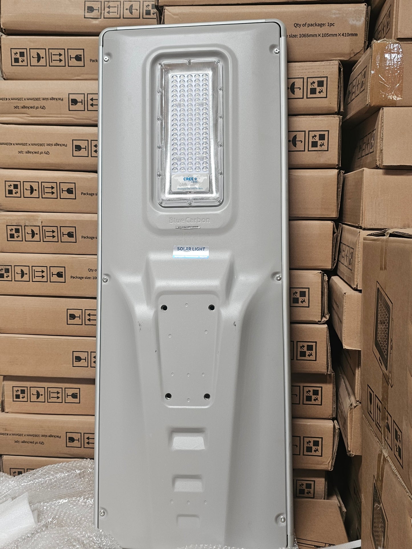 💡 Lampe Solaire Intégrée BC7-OLF 80W — Éclairage Solaire LED Blue Carbon