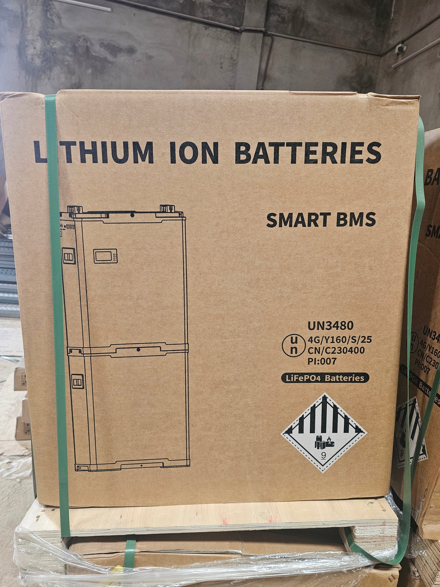 🔋 Batterie Blue Carbon BC7-V-48-300P — LiFePO4 48V 300Ah Smart BMS