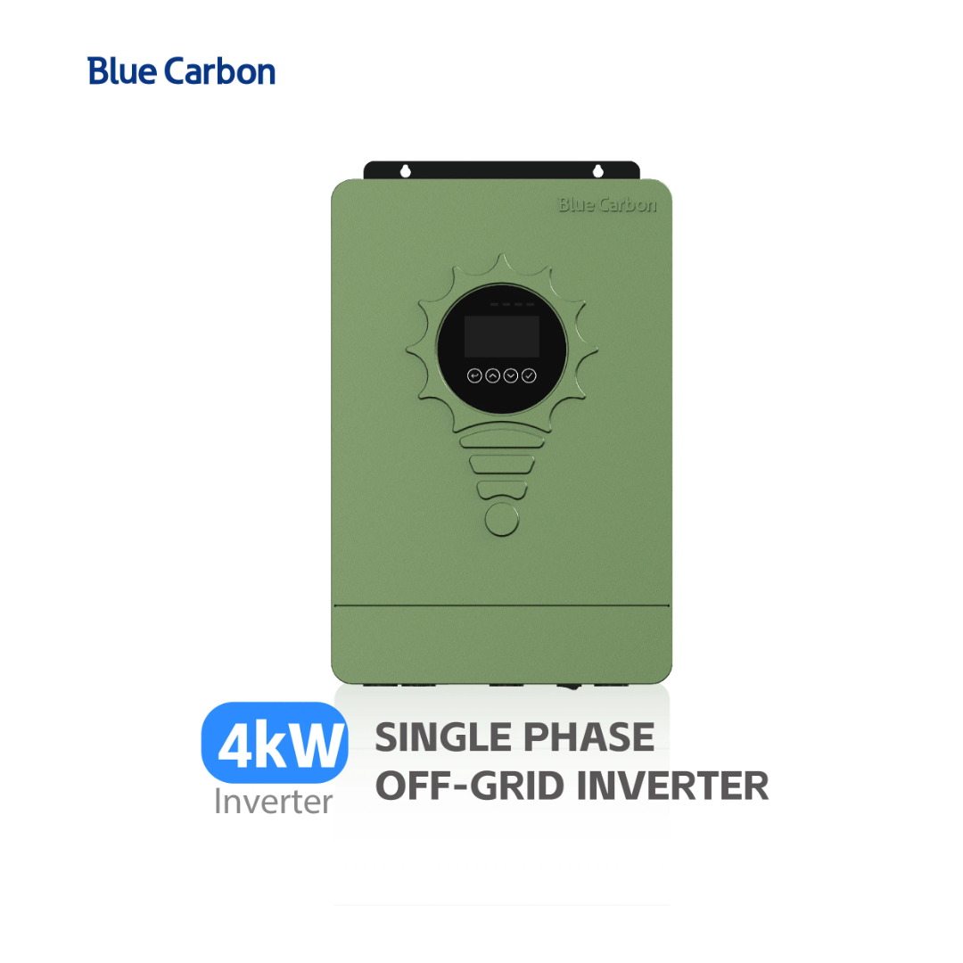 ⚡ Onduleur Solaire Blue Carbon 4kW — Off-Grid Monophasé avec MPPT