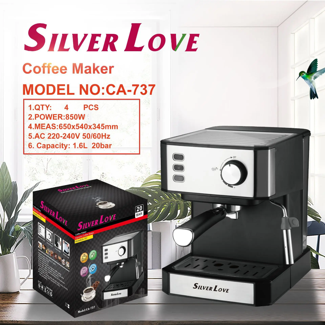 Machine à Café Silver Love CA-737 ☕