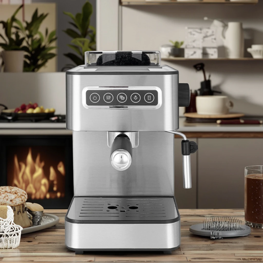 Machine à Café Espresso Professionnelle AISON avec Broyeur