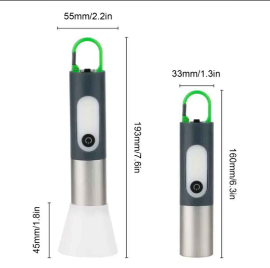 🔦 Torche LED Rechargeable USB - Puissante et Compacte