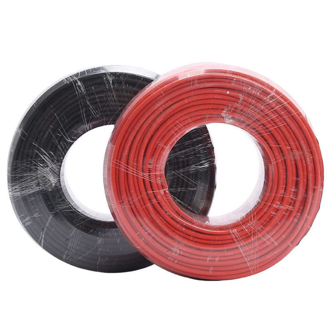 ⚡ Câble Photovoltaïque PV 4mm² — Rouge & Noir, Certifié TÜV & CE